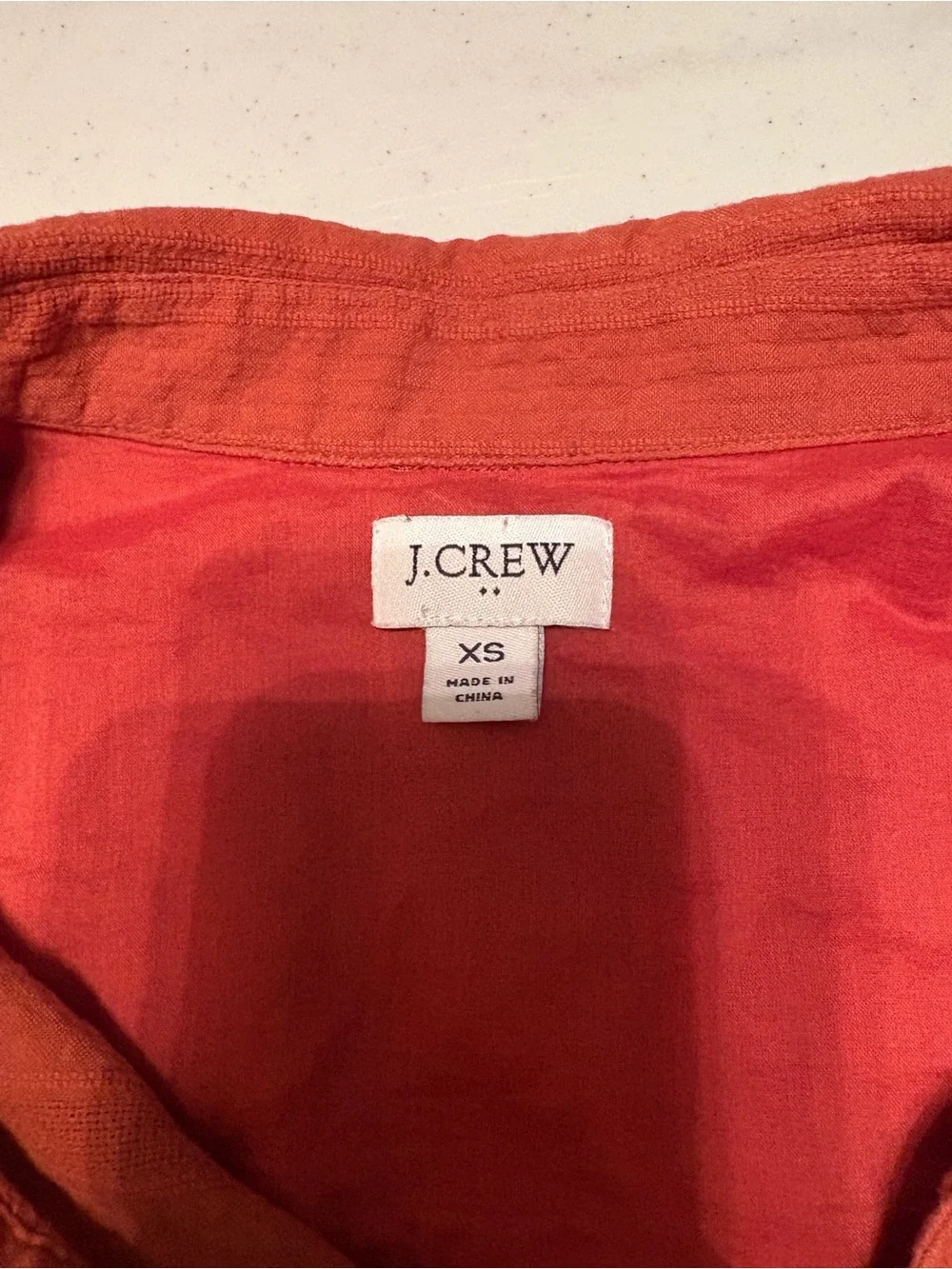 J. Crew lightweight button